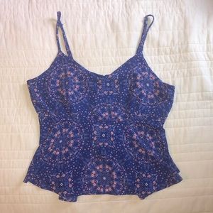 Spaghetti strap tank top